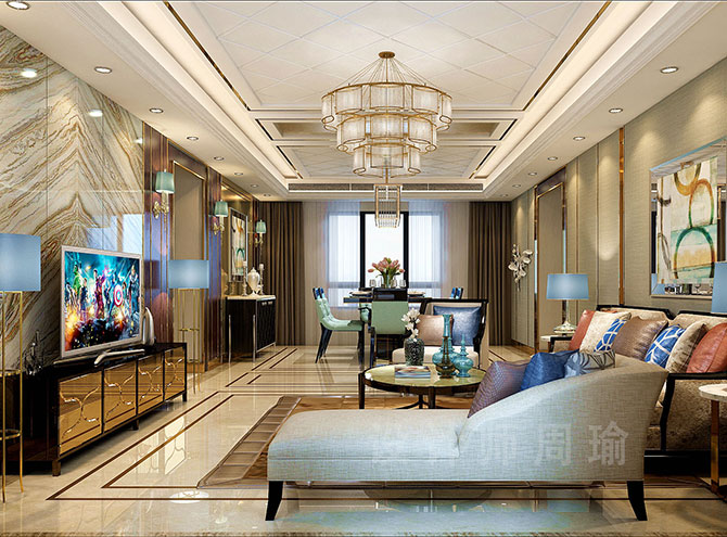 狂插小妺世纪江尚三室两厅168平装修设计效果欣赏